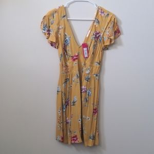 Xhilaration floral mini dress